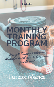 Pureformance Monthly Training Program
